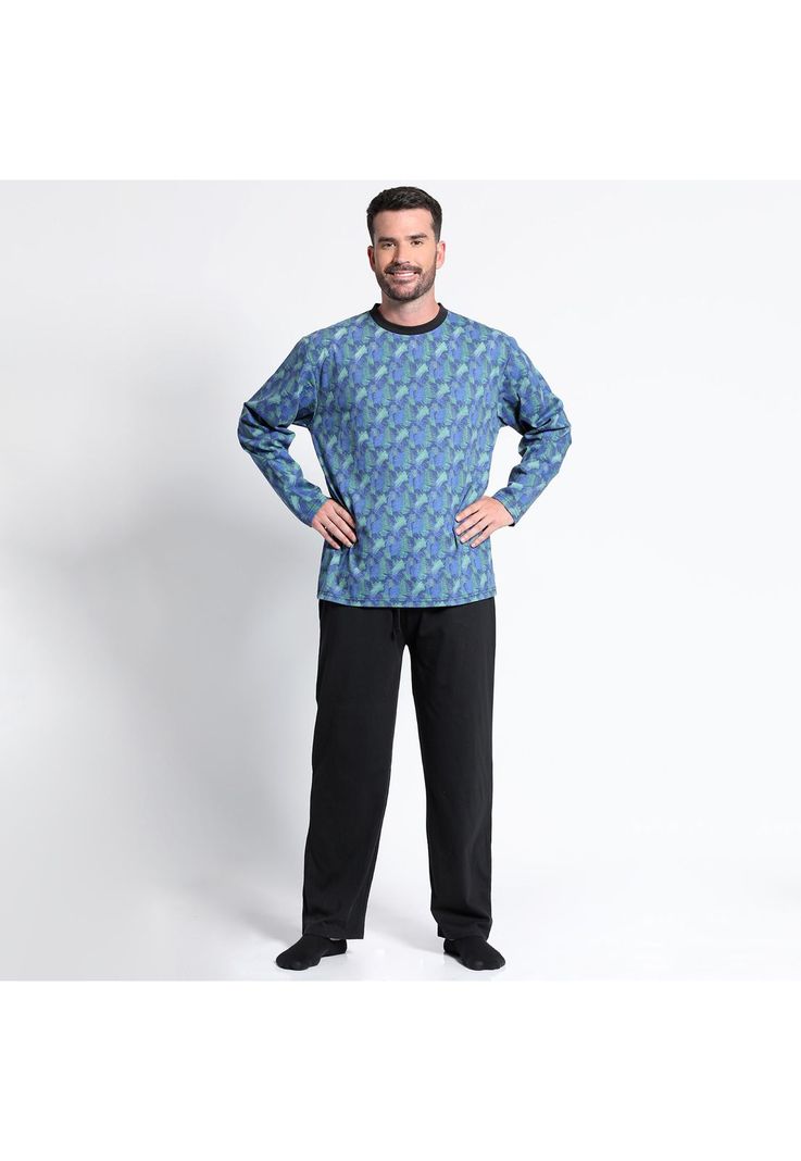 Pijama Jersey Print Juvenil-0