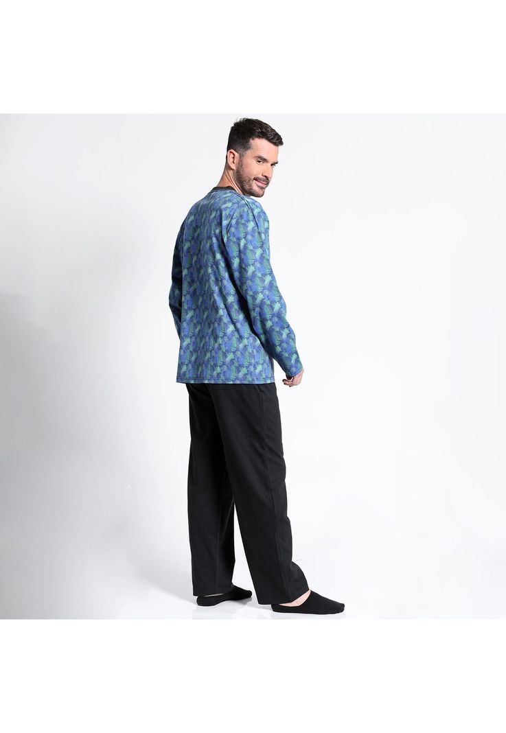 Pijama Jersey Print Juvenil-2