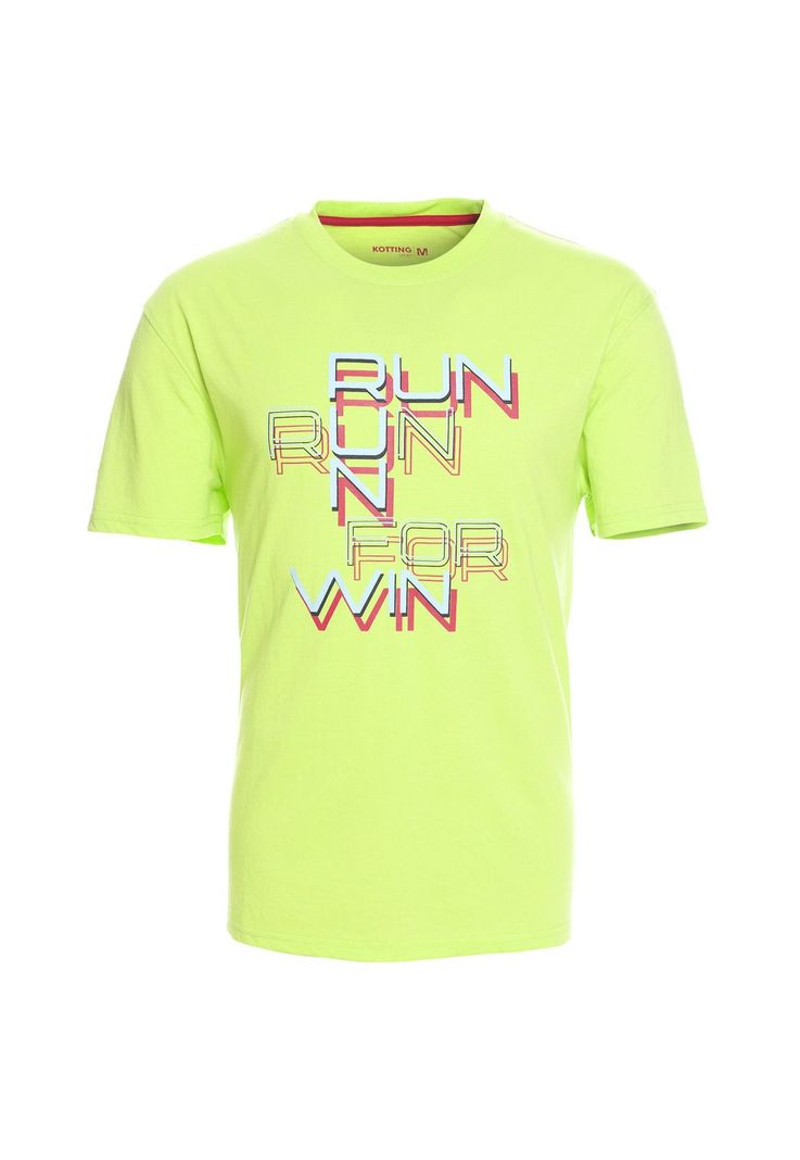 Polera Manga Corta Estampado Sport Limón-3