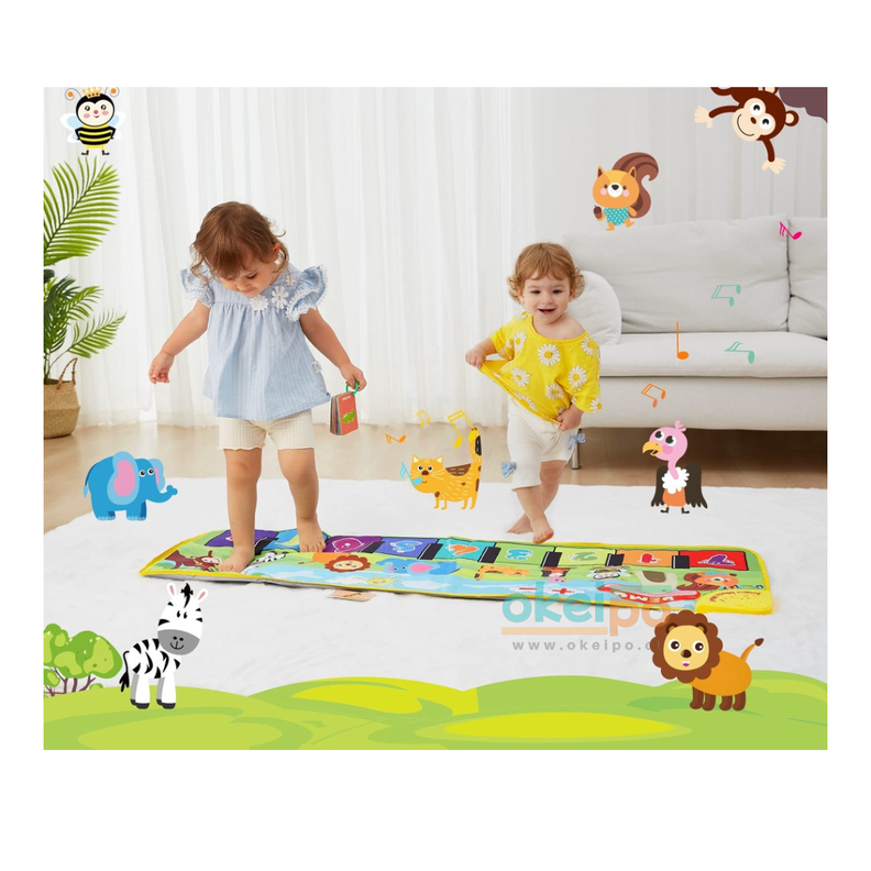 Alfombra Sonidos de Animales Piano Musical para Niños-3
