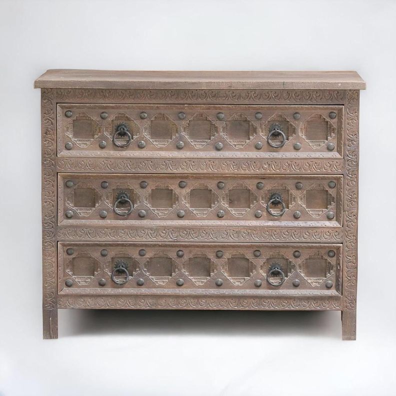 Cómoda Acapulco 3 cajones 108x45x86 cms-1