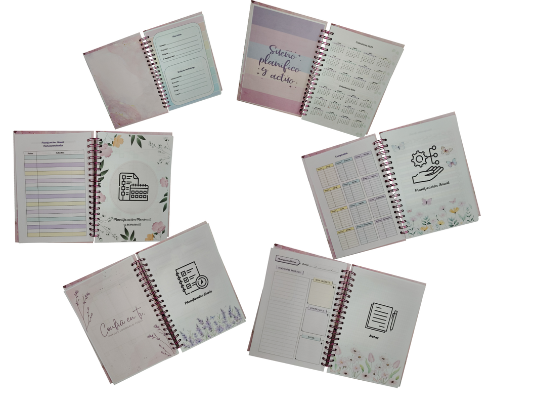 PLANNER AGENDA ROSA 2025-1