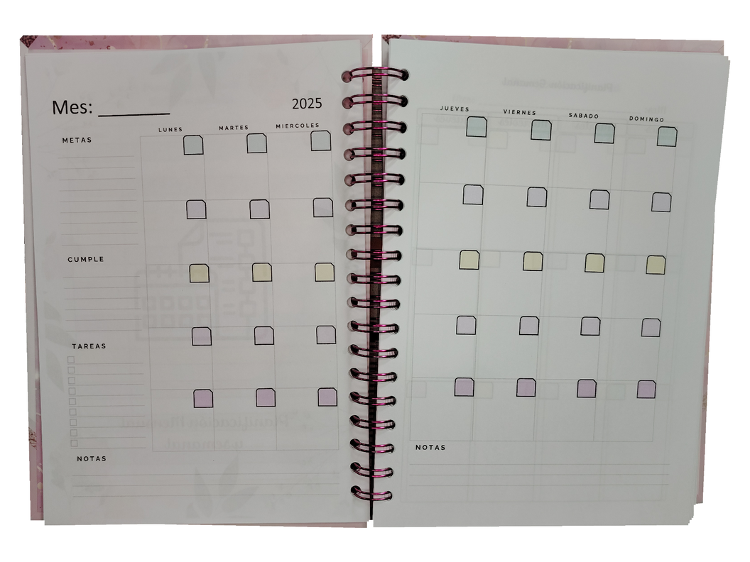 PLANNER AGENDA ROSA 2025-4
