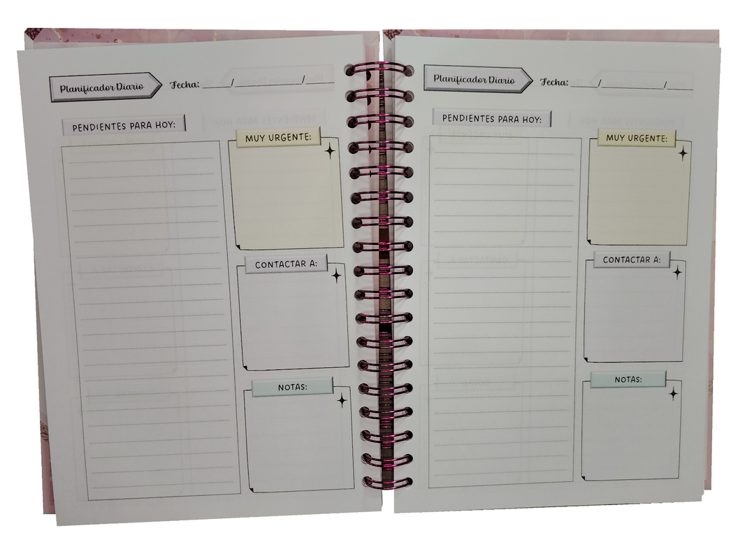 PLANNER AGENDA ROSA 2025-6