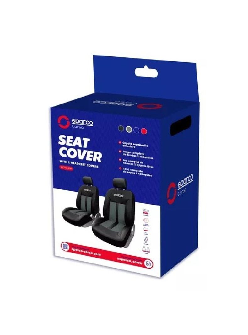 Fundas Cubreasiento Sparco Dos Cuerpos Universal Spc1018-1