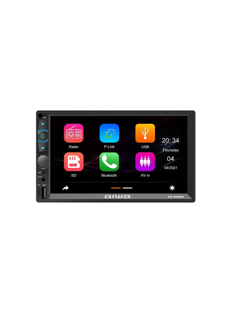 Radio Auto 2 Din Mirrorlink Touch De 7'' Aiwa W880bt-0