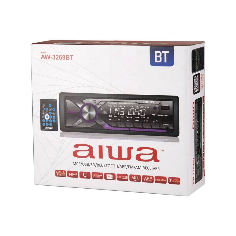 Radio Auto 1 Din Bluetooth Mp3 Usb AW-3269BT-2