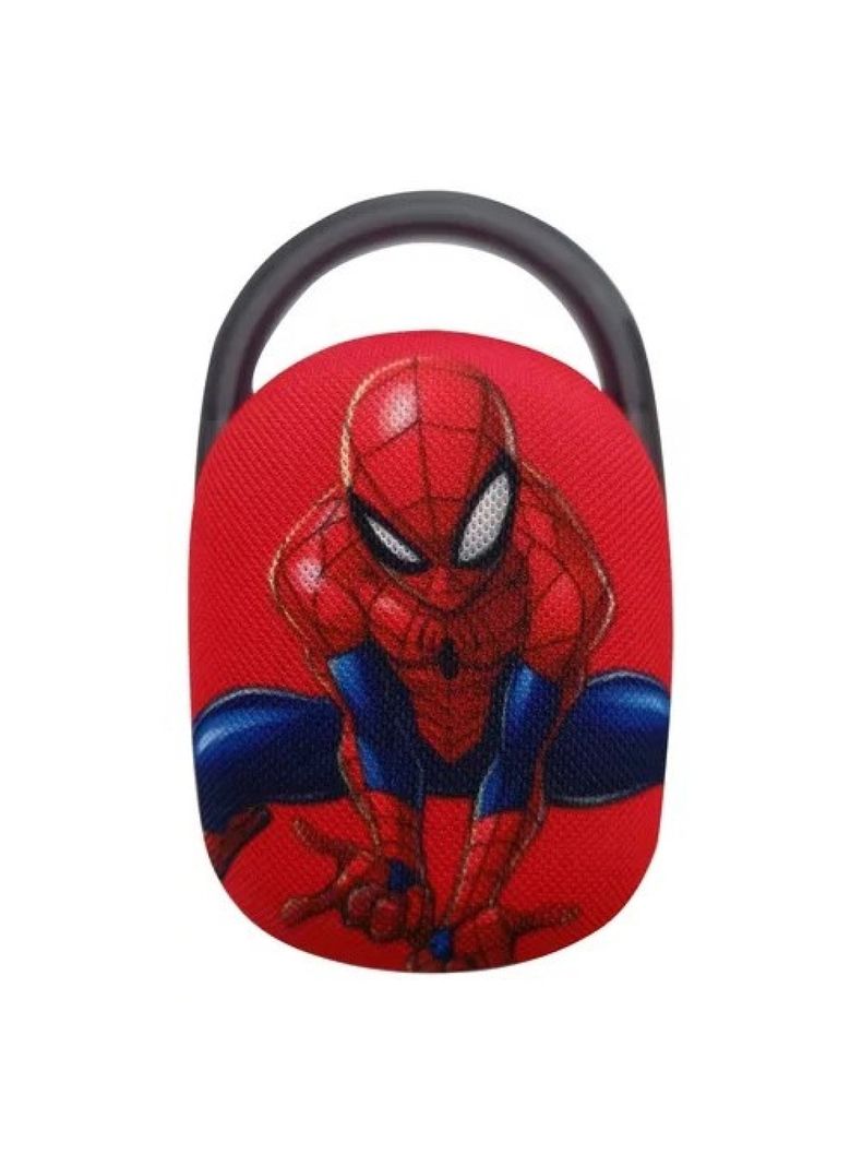 Parlante Portatil Bluetooth Spider-man 5w Clip Luz Marvel-0
