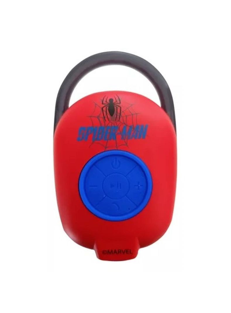 Parlante Portatil Bluetooth Spider-man 5w Clip Luz Marvel-1