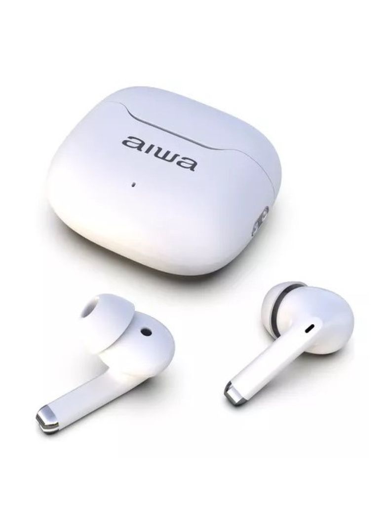 Audífono Inalámbrico Aiwa Táctil Con Función Tws Aw-twsg100w-1