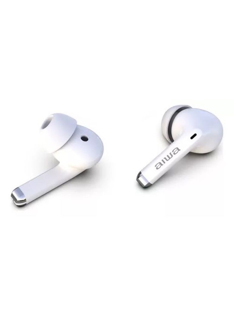 Audífono Inalámbrico Aiwa Táctil Con Función Tws Aw-twsg100w-2