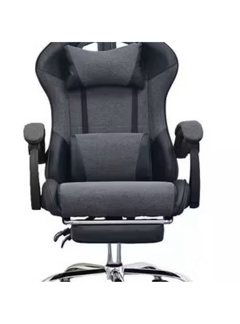 Silla Gamer Escritorio Ergonomica Y Reclinable Color Negro-1