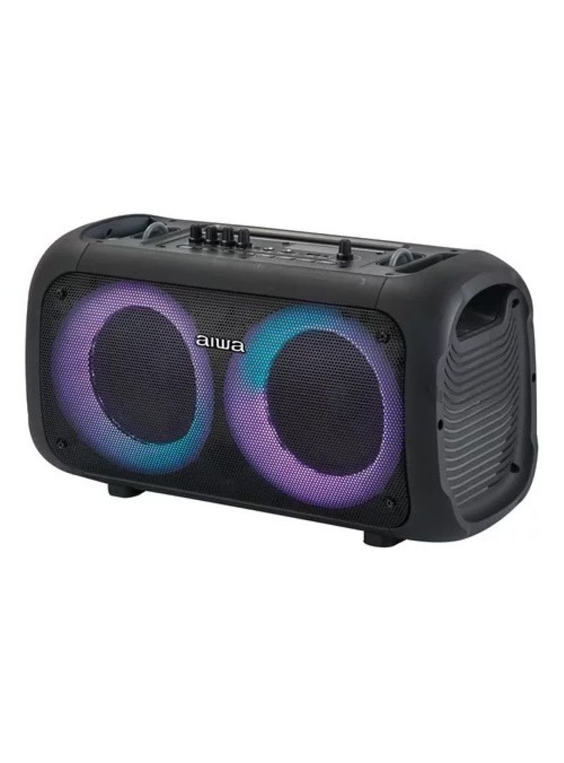 Parlante Bluetooth Portátil Aiwa 40w Led Usb Aux Fm Aw-poh35-2