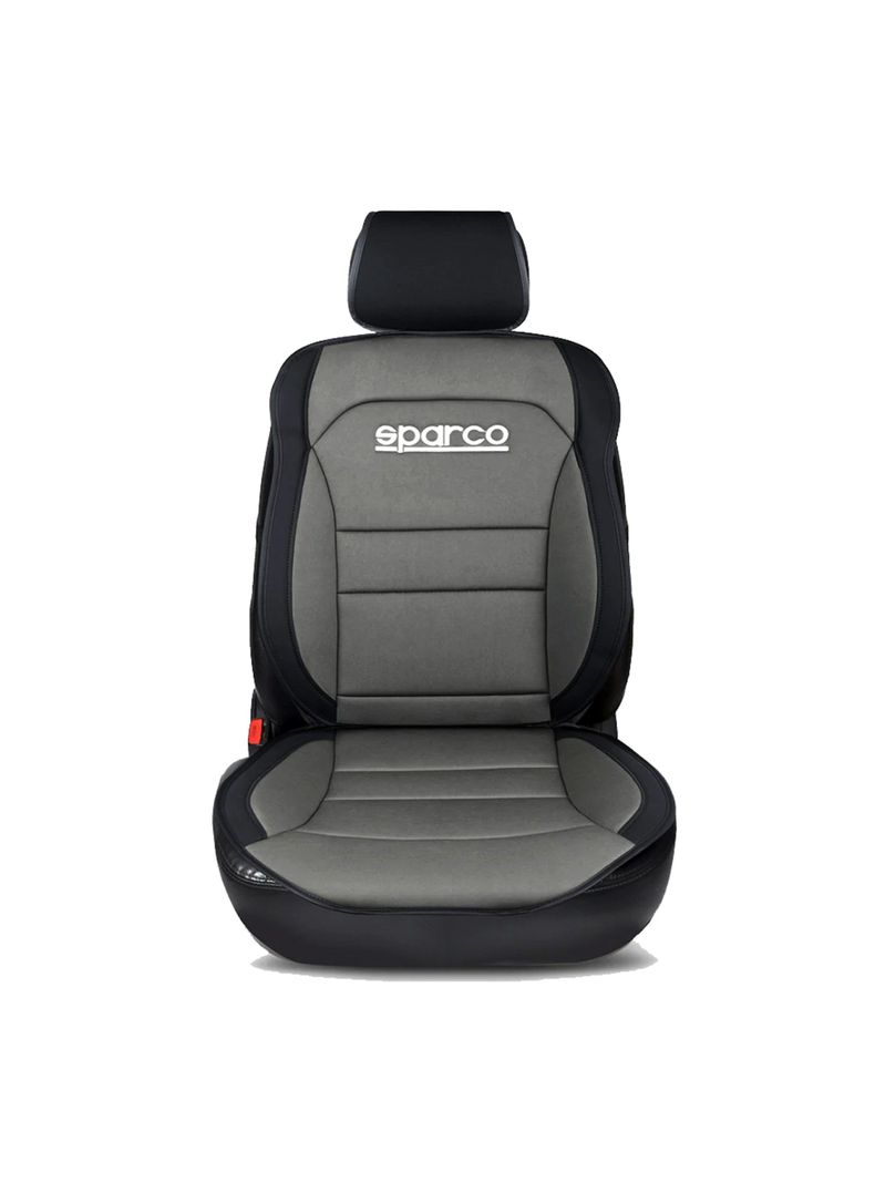 Funda Cubre Asiento de Auto Individual gris Sparco Universal-0