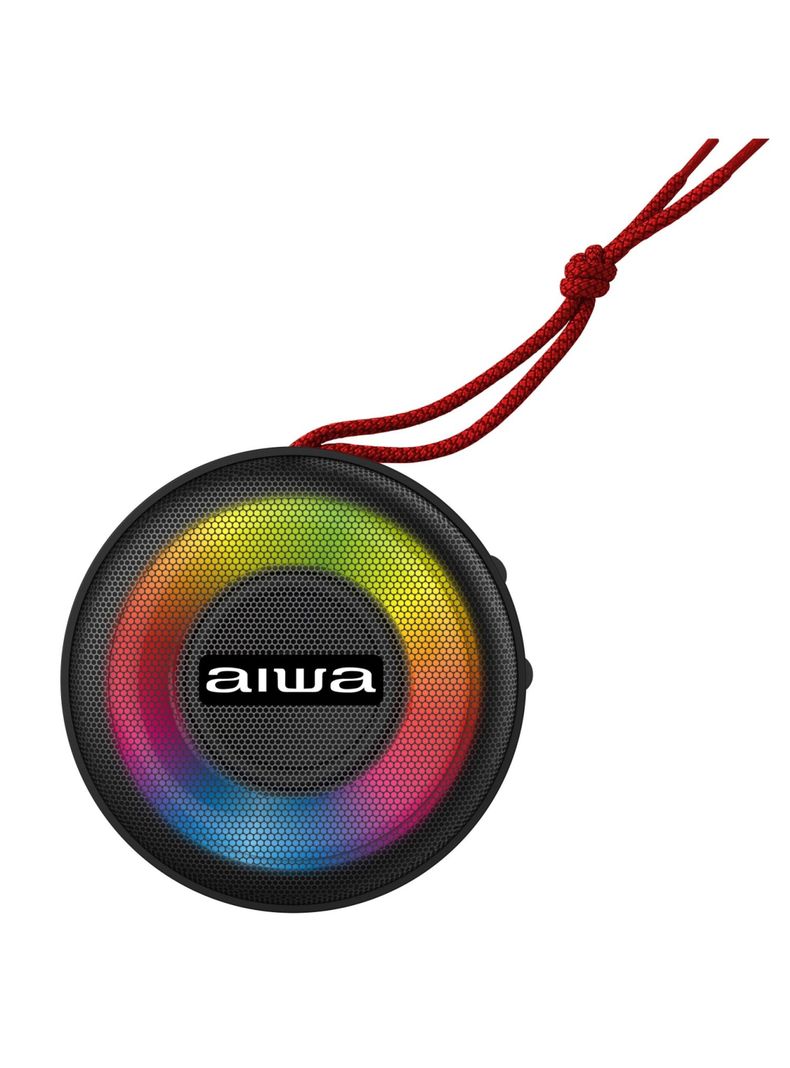Parlante Portátil Bluetooth Aiwa 10w Ipx6 Iluminado Aw-sj216-0