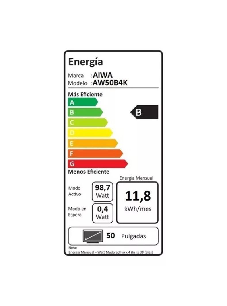 Televisor Smart Tv Led Aiwa 50'' 4k Sistema Google Tv-4