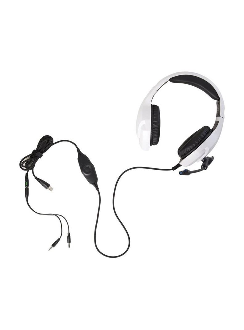 Audífonos Gamer Noise Cancelling Blanco H1-2