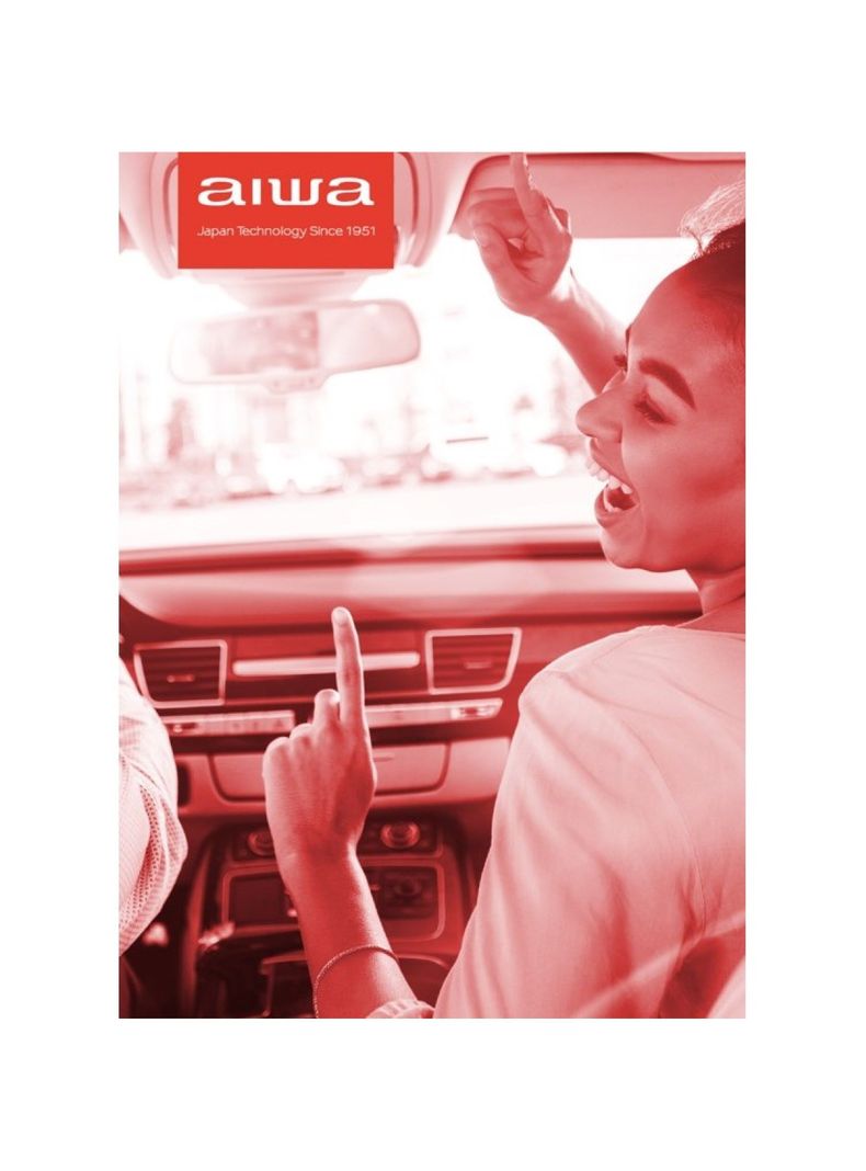 Radio Auto 1 Din Aiwa Bluetooth Mp3 Usb Sd Rca Aw-3240bt-1