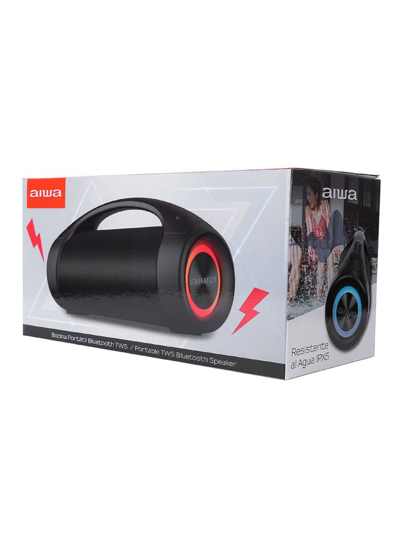Parlante Portátil Bluetooth Tws Fm Boombox Aw-S600-3