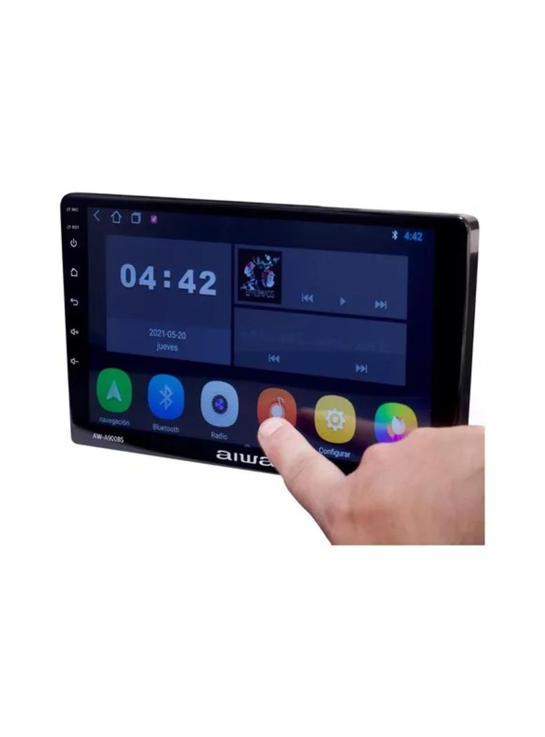 Radio Auto Con Pantalla Slim Hd 9' Wifi Gps Aw-a900bs-1