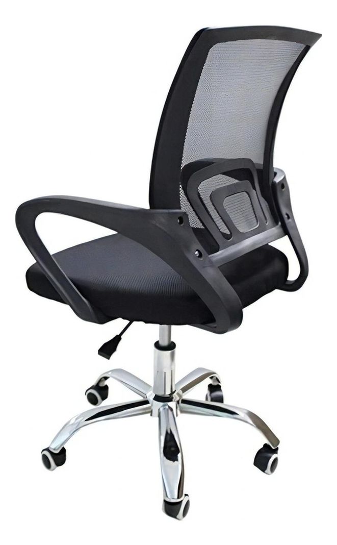 Silla Ejecutiva De Escritorio Para Oficina Ergonómica Negra-2
