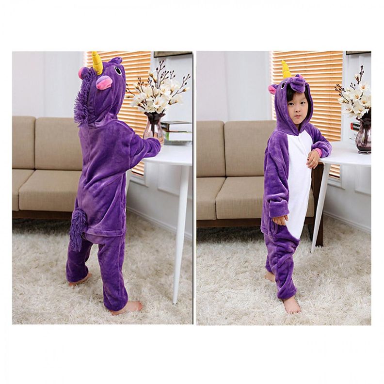 Pijama Y Disfraz Enterito Polar Diseños Variados Talla 8-9-2