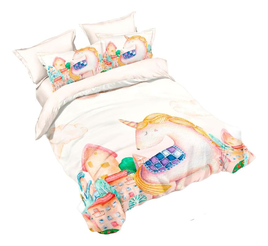 Cubrecama Quilt Verano 1.5 Plazas +funda 50x70 Pony Art 600-1