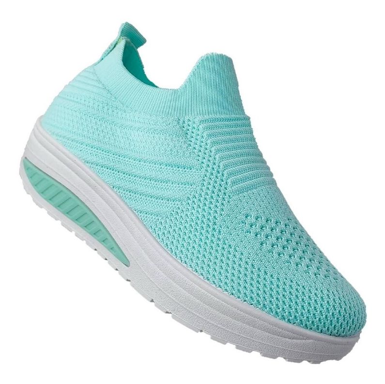 Zapatillas Suaves Comodas Transpirables Turquesa - 3175-0