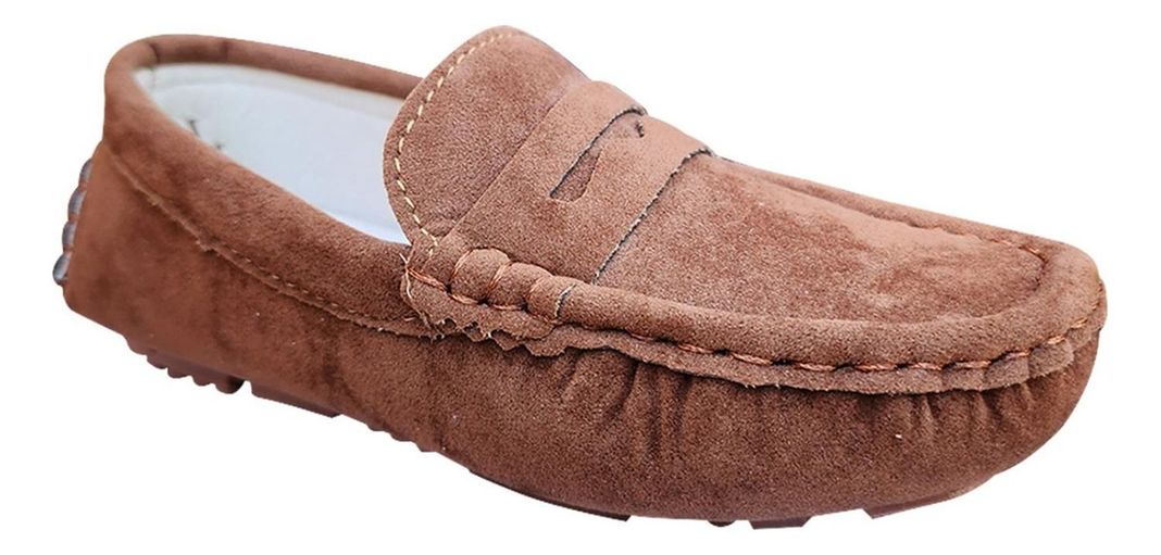 Zapato Mocasin Para Niños Suela Plana Casual Liviano 7707-1