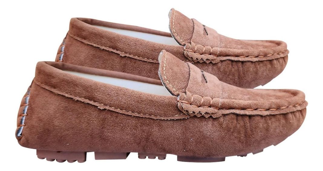 Zapato Mocasin Para Niños Suela Plana Casual Liviano 7707-3