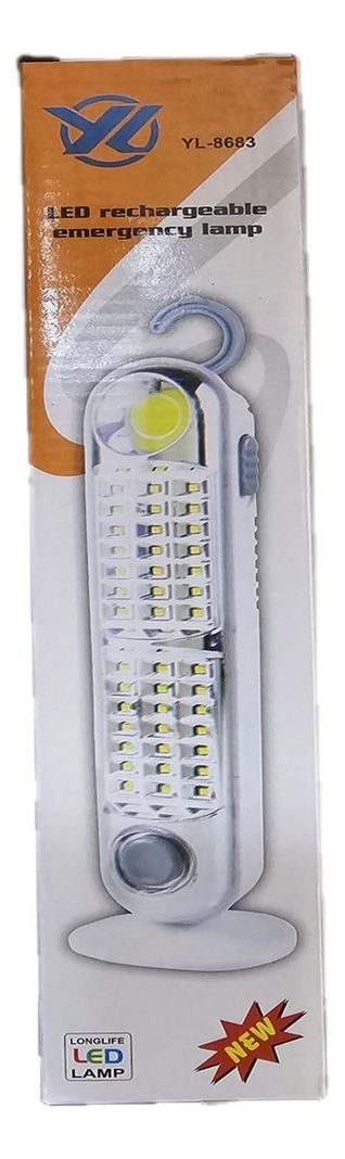 Lampara de Emergencia Recargable con Panel Solar 50 LEDS-0