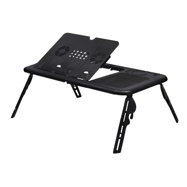 Mesa Para notebook Hasta 15 Pulagadas Con 2 Ventiladores Tecnolab TL191 Negro