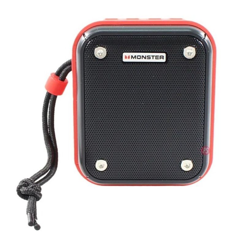 Parlante Amplificador Portatil Bluetooth Monster Airfree GK200 Con Microfono Cintillo Negro