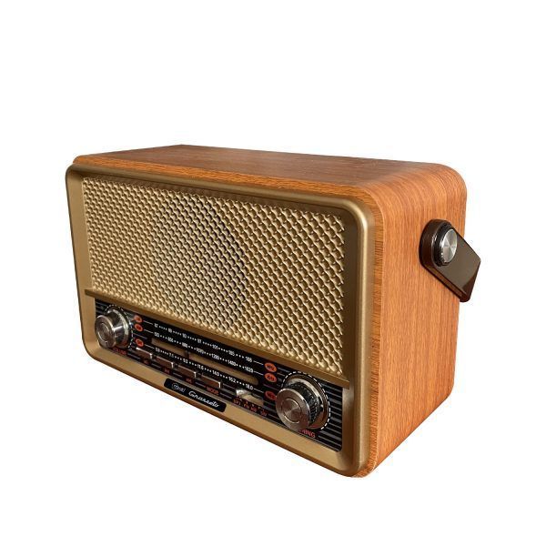 Radio Portatil Retro AM/FM Bluetooth Mlab Grosseto Recargable-3
