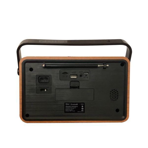 Radio Portatil Retro AM/FM Bluetooth Mlab Grosseto Recargable-4