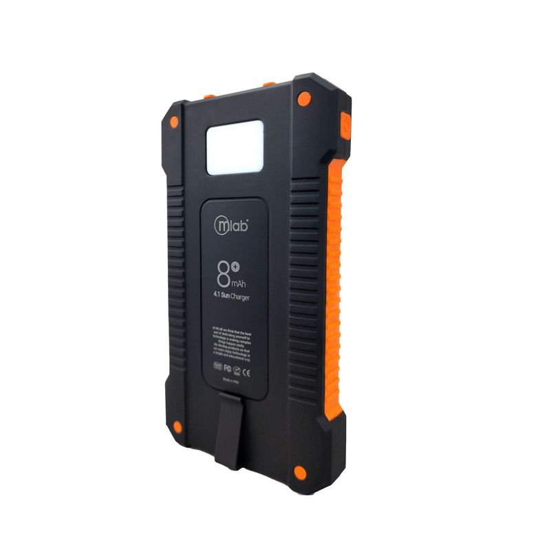 Power Bank Solar 8.000mah Cargador Portatil Mlab-4
