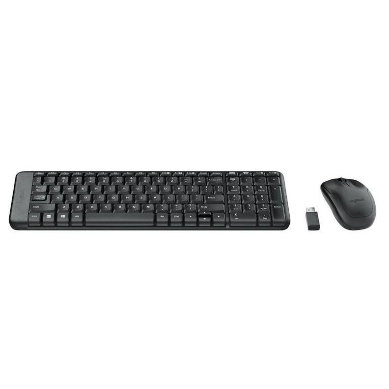 Pack de teclado y mouse Logitech Wireless MK220-0