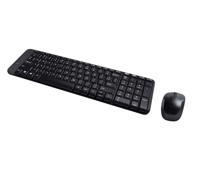 Pack de teclado y mouse Logitech Wireless MK220-1