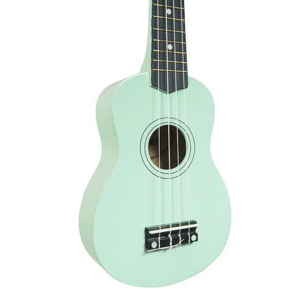 Ukelele 21Pulgadas Verde Con Funda Acolchada Epic-3