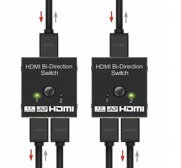 SWITCH Y SPLITER HDMI 2X1 4K 3D Bidireccional-1