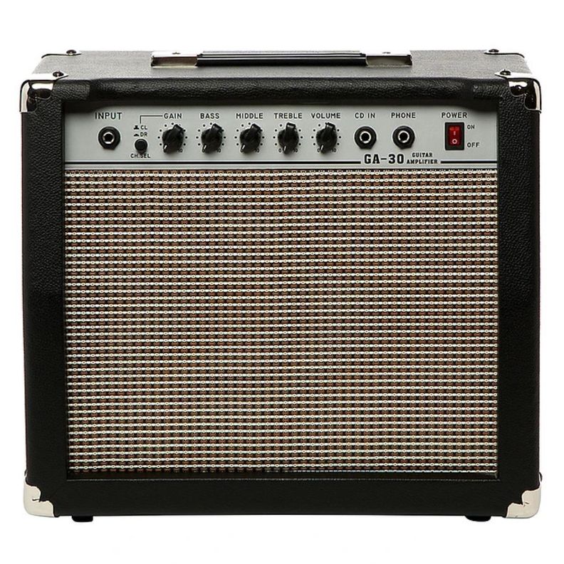 Amplificador Guitarra 30W GA-30 8ohms Generico-0