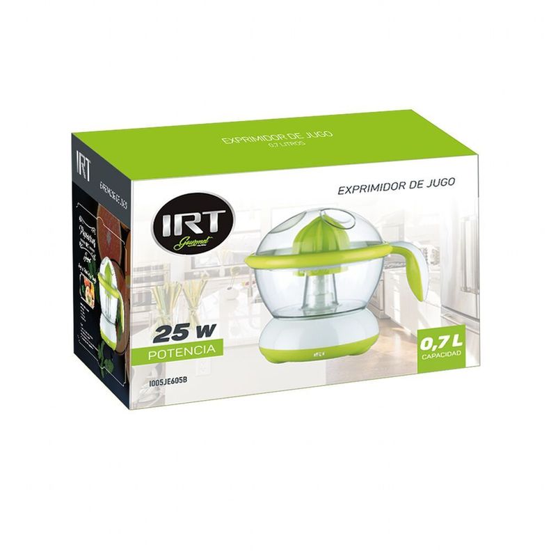 Exprimidor Saca Jugo Eléctrico IRT 700 0.7Litros 25W JE-605B-1