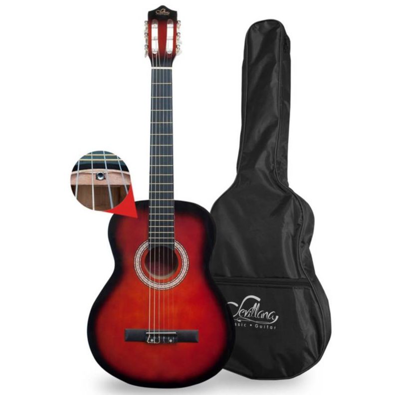 Guitarra Clasica Con Alma Y Funda Sevillana Natural 39 Pulgadas (97,5cms)-1