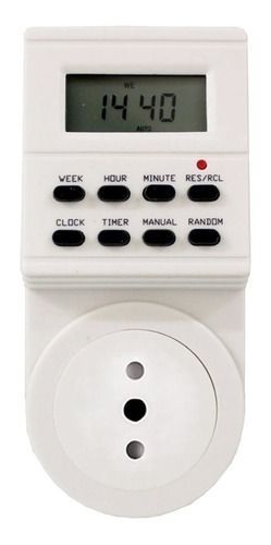 Temporizador Timer Digital 24hrs Powerlab 2300w 220v-0