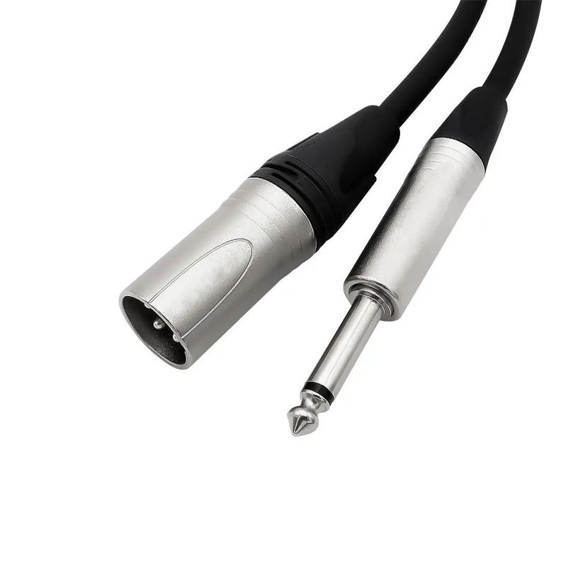 Cable de Audio XLR Macho a Jack Mono de 10Mts UL-MIC-XJ4010-0