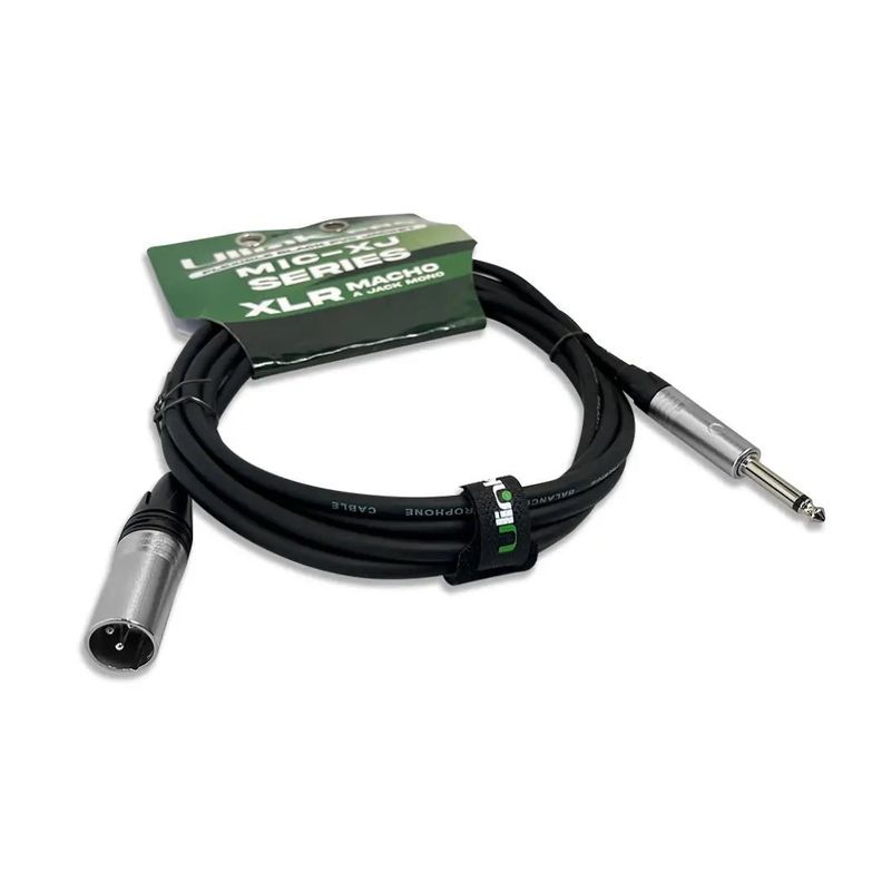 Cable de Audio XLR Macho a Jack Mono de 10Mts UL-MIC-XJ4010-1