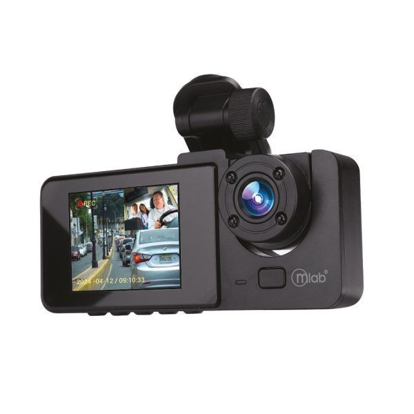 Camara Auto 2 en 1 Dash cam DVR FHD Mlab 1080P-1