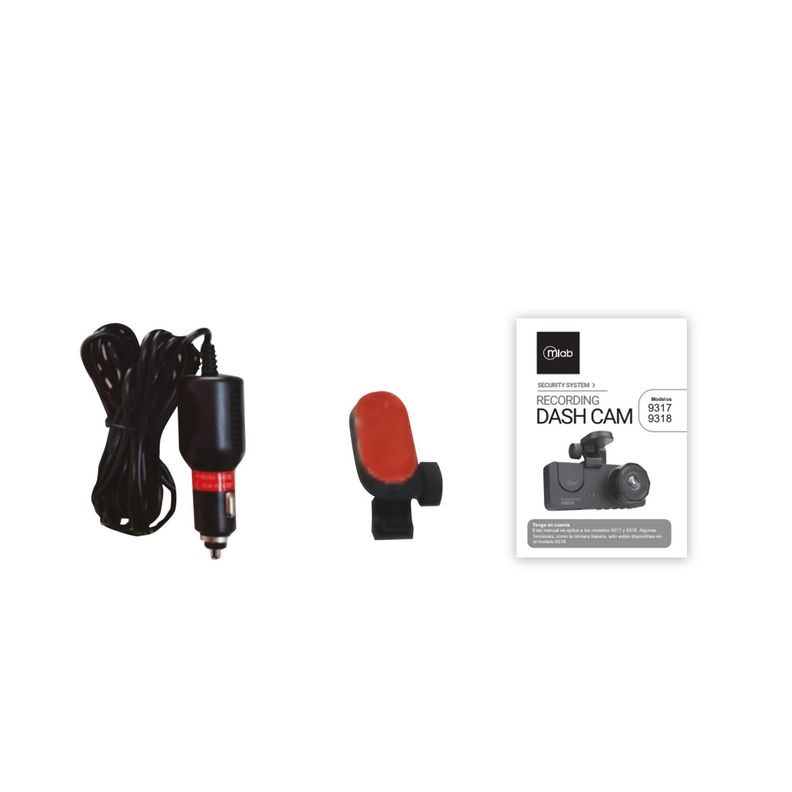 Camara Auto 2 en 1 Dash cam DVR FHD Mlab 1080P-3