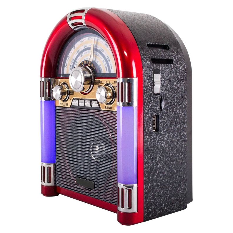 Radio Rockola Bluetooth Mini Retro FM-0