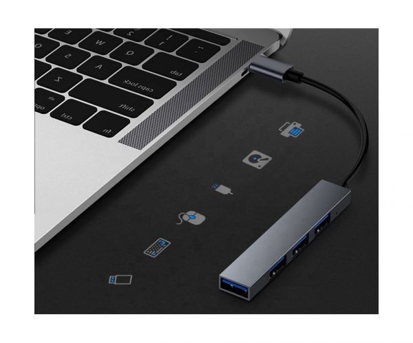 HUB Tipo-C A 4 Puertos USB 2.0 Birlink-1